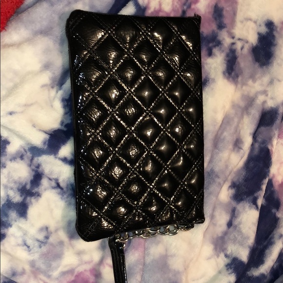 EXPRESS clutchbag, leather black with strap - Picture 2 of 3